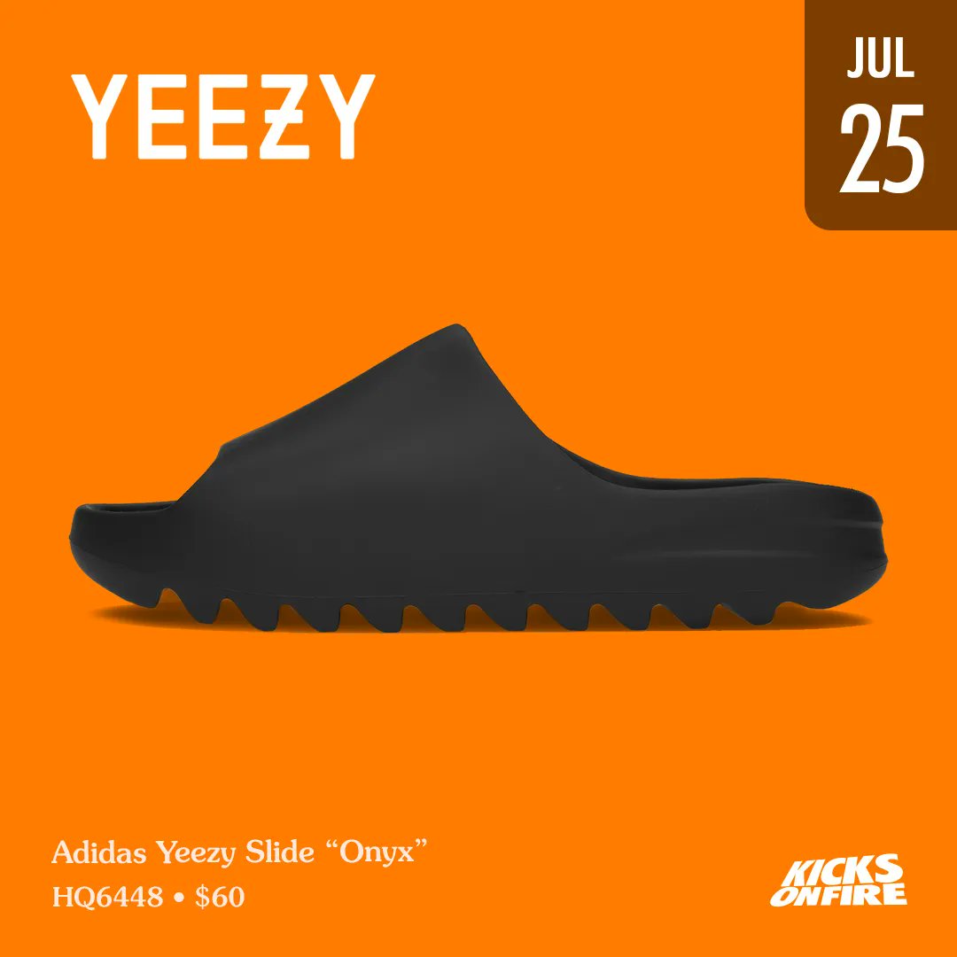 Adidas Yeezy Slide “Onyx” it's a cop for you ? 🖤