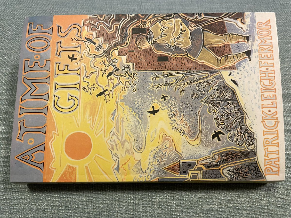 JAGarrick's tweet photo. A #CGSReads I should have read long ago. A magnificent feat of writing, travel &amp; memory. Bursting with arcane knowledge &amp; propelled by the energy, curiosity &amp; adventure of youth, yet shadowed by what came to Europe after. To be young &amp; travel again!  Sincerest thanks to Sandra H. https://t.co/qN1rf1G0UZ