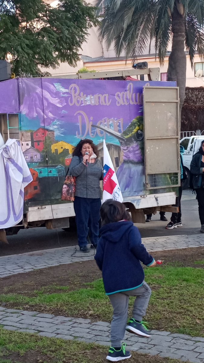 FernandoKursan's tweet photo. Hoy Confusam V Región marchó por Valparaíso por una Salud Pública Digna y por Justicia para Amelia!! https://t.co/a4ru7Vsk8B