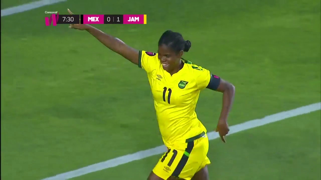 ️Khadija Shaw scored the goal that gave @jff_football 🇯🇲 the important win tonight over @Miseleccionfem 🇲🇽 at #CWC.”