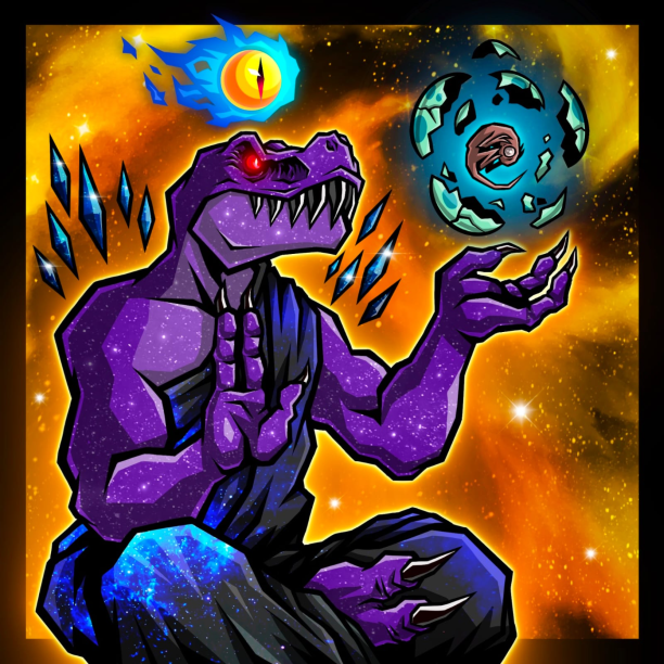 TrexSapiensOrd's tweet photo. What if a TRex Sapiens use Chaos Light potion?
He became a God... and here you can admire first sneakpeek based on TRex#3242🧬

𝐓𝐡𝐞 𝐝𝐚𝐫𝐤𝐞𝐫 𝐭𝐡𝐞 𝐧𝐢𝐠𝐡𝐭, 𝐭𝐡𝐞 𝐛𝐫𝐢𝐠𝐡𝐭𝐞𝐫 𝐭𝐡𝐞𝐲 𝐬𝐡𝐢𝐧𝐞

#NFTs #NFTCommunity #nftarti̇st https://t.co/5XzSV6DcGH