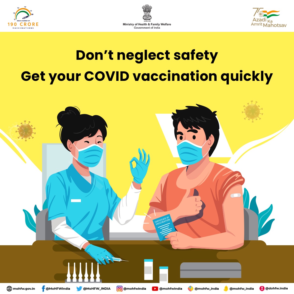 Ministry of Health tweet media