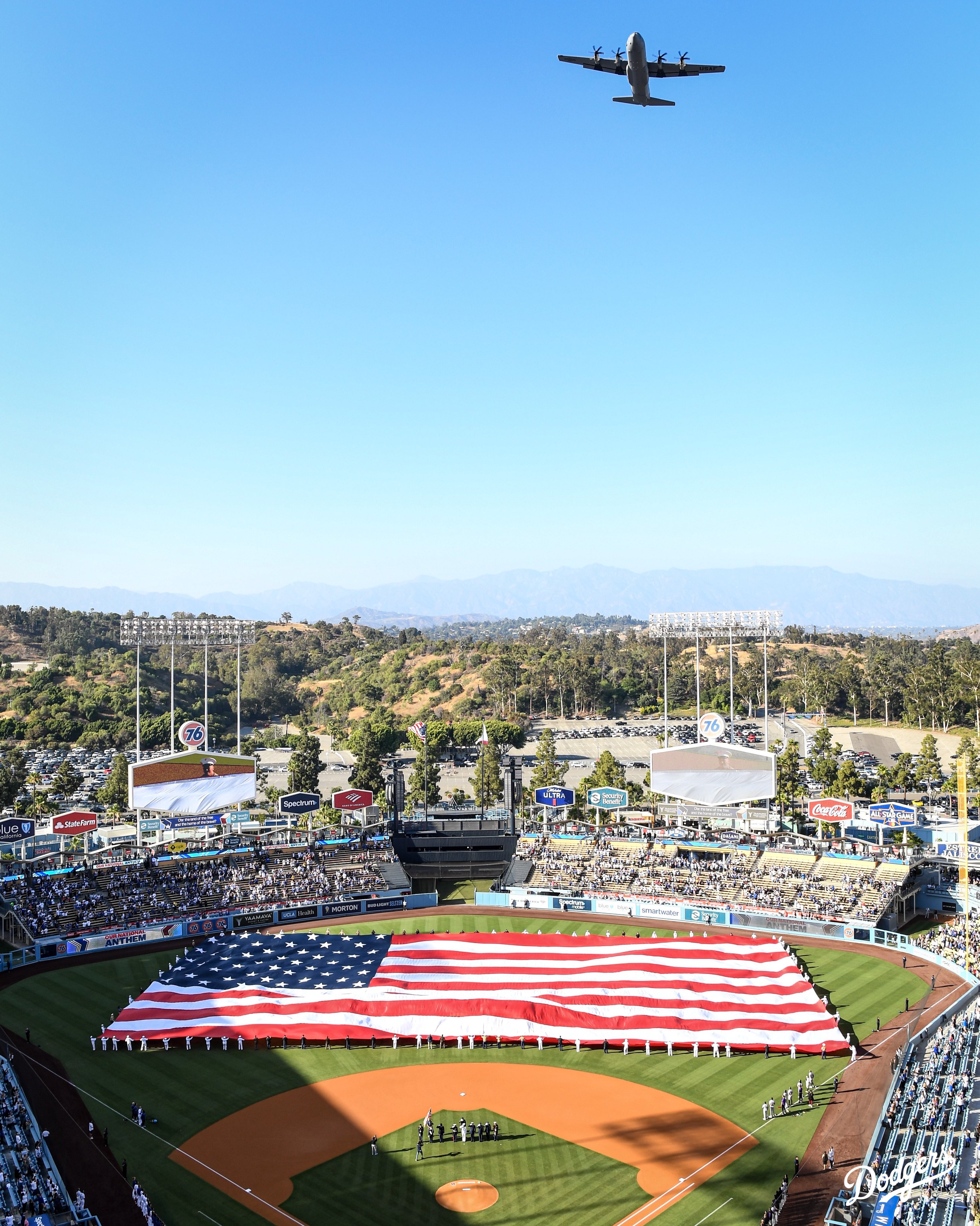 Los Angeles Dodgers on Twitter "Fourth of July flyover. https//t.co