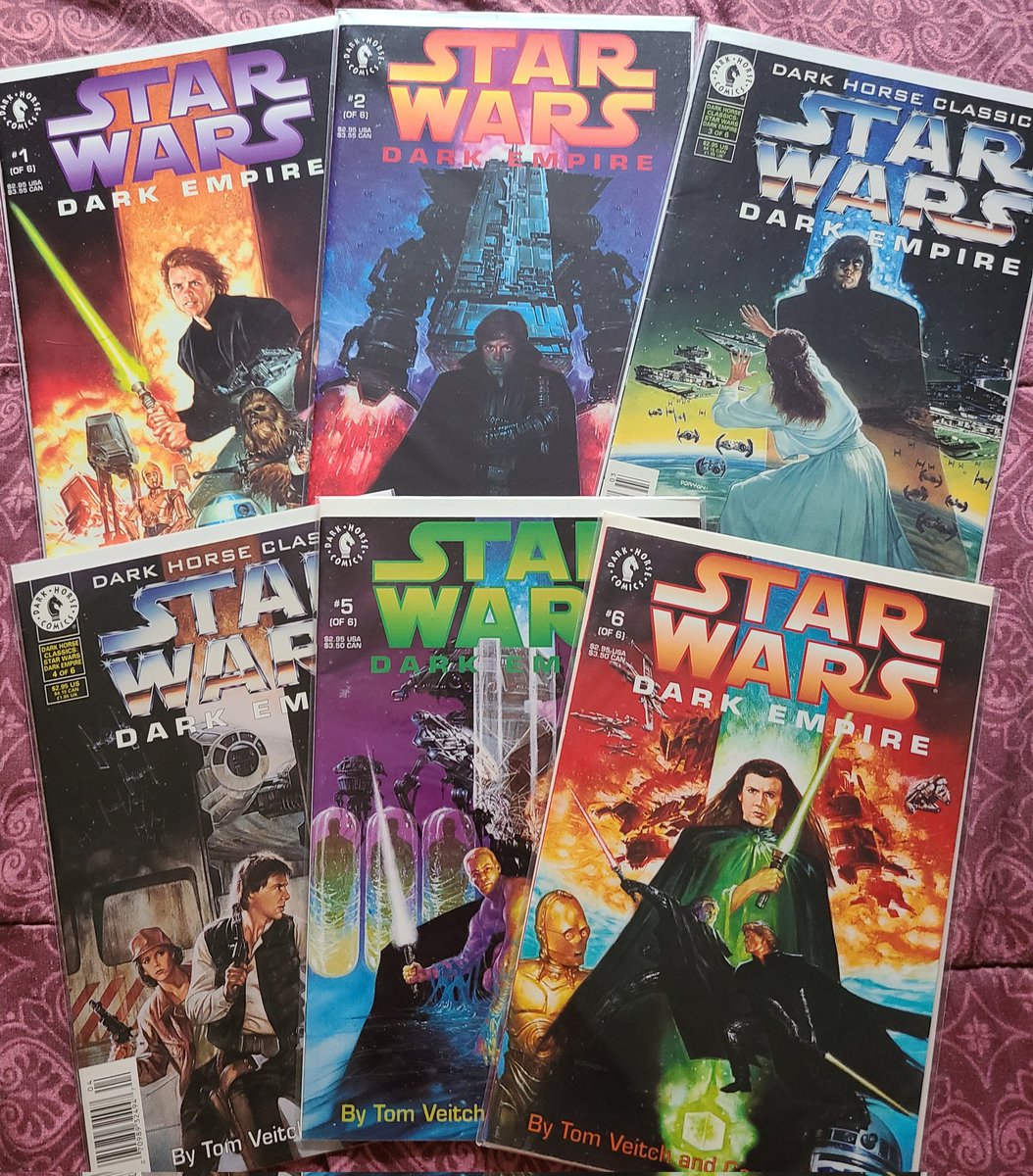 ToscheStationSW's tweet photo. Star Wars : Dark Empire 1991/92 

#StarWars #TheToscheStation #MaytheForceBeWithYou #StarWarsLife #StarWarsFamily #DarthVader #Jedi #Sith #Darkside #Lightside #StarWarsCollection #StarWarsComicbooks #Skywalker #DarkEmpire #DarkHorse https://t.co/zyImFzKp7m