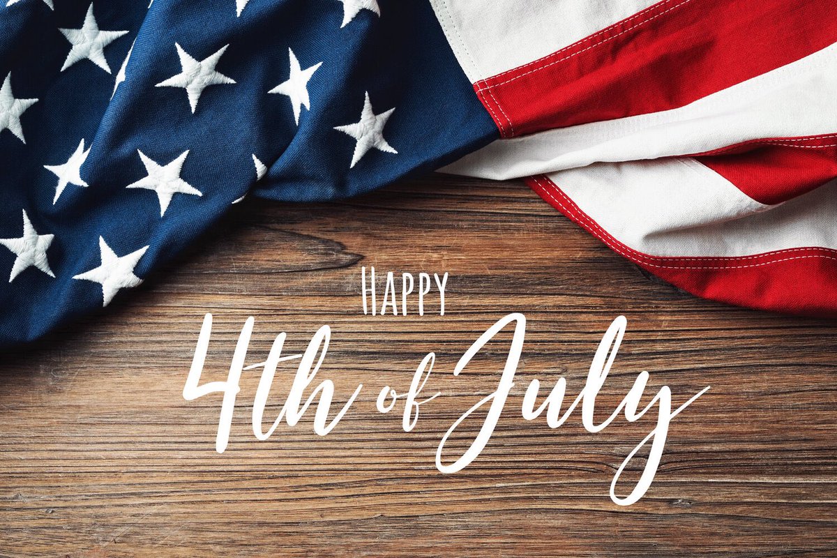 Hope everyone had a safe and Happy 4th! 🇺🇸