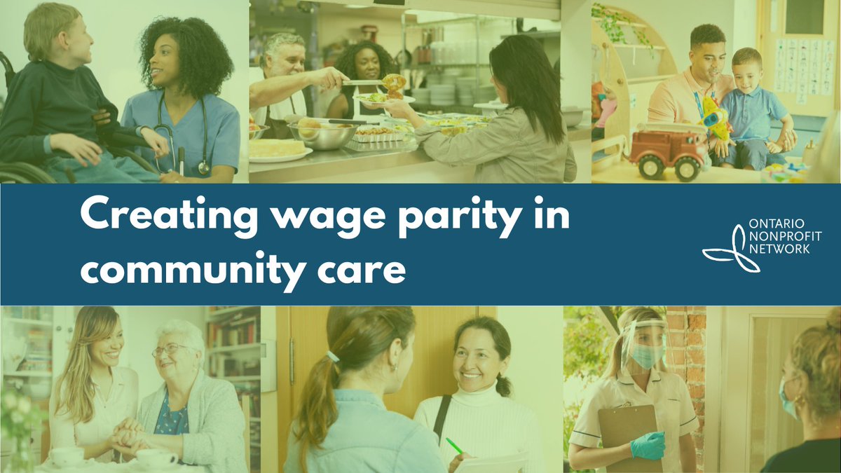 o_n_n's tweet photo. Today, we launched a new paper on wage disparity for workers providing care services in Ontario. This paper includes action items for nonprofits and government to ensure that our sector can recruit and retain talented workers to serve communities.🧵 https://t.co/a0Akj8DHiJ https://t.co/Gsk7EpakBh