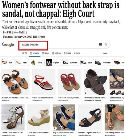 PolitiCrooks's tweet photo. #TuesdayHumour To the common man & marketers.. Ladies Sandals have backstraps. But to our over-educated judges.. Ladies footwear without backstrap is Sandals.. not Chappal... LOL!.. And this affects custom duty on sandals.. Kabhi biwi ke liye sandal ya chappal nahin kharida hoga https://t.co/X4PLRKDYwU