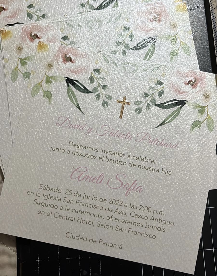 Recordatorios, tarjetas y papelería para #bautizo Cotiza con nosotros 6676-4125 #panama #pty #baptism #recordatorios #detalles