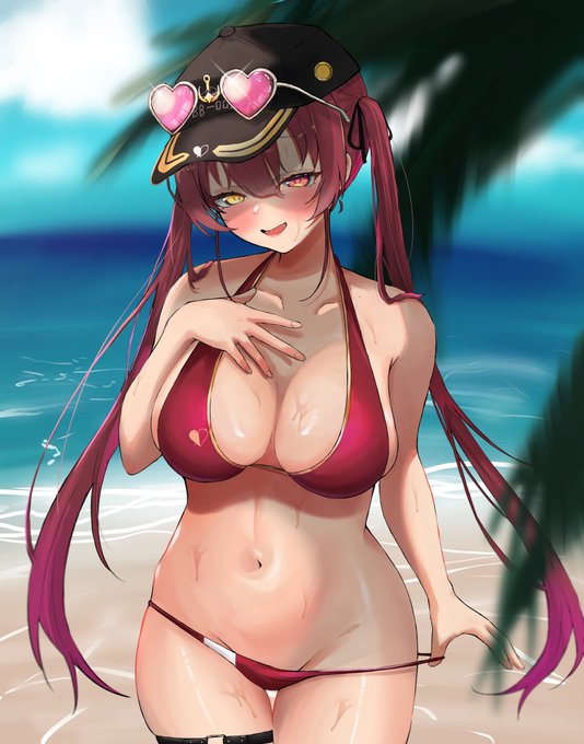 今日はビキニの日なんですね〜
(続けて投稿ごめんなさい🙏💦)

 #ビキニの日
 #laplus_artdesu
 #マリンのお宝 