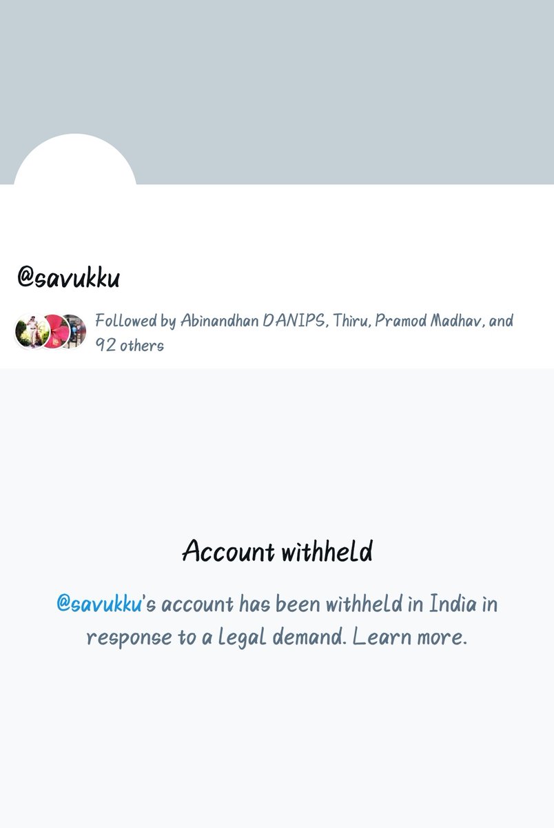 niranjan2428's tweet photo. @savukku account withheld By twitter! But Y? https://t.co/vEjZNPxYf7