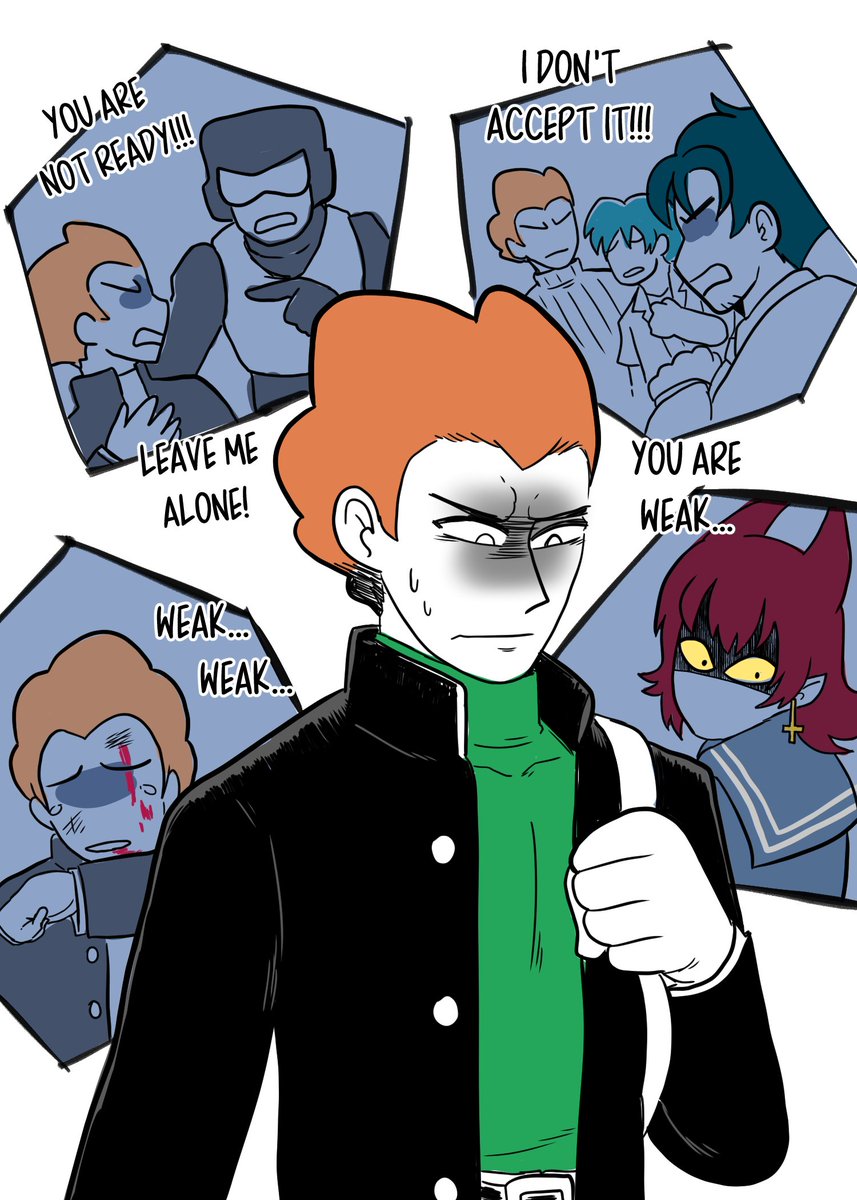 PikafaaART's tweet image. &quot;Pico&apos;s School: the anime&quot; 🏫🎒✨
(( comic script by @IgnacioOrtuondo and art by me for his youtube channel (^◇^) )) #picosschool #picoxbf