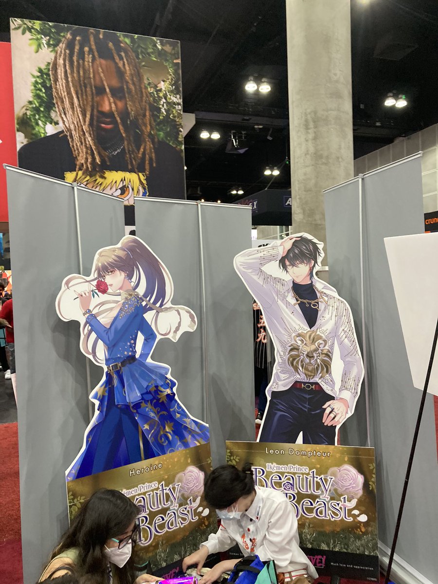 Chanty_I12's tweet photo. At the cybird booth #AnimeExpo2022 #ax22 #AnimeExpo https://t.co/oabp5QFPVo
