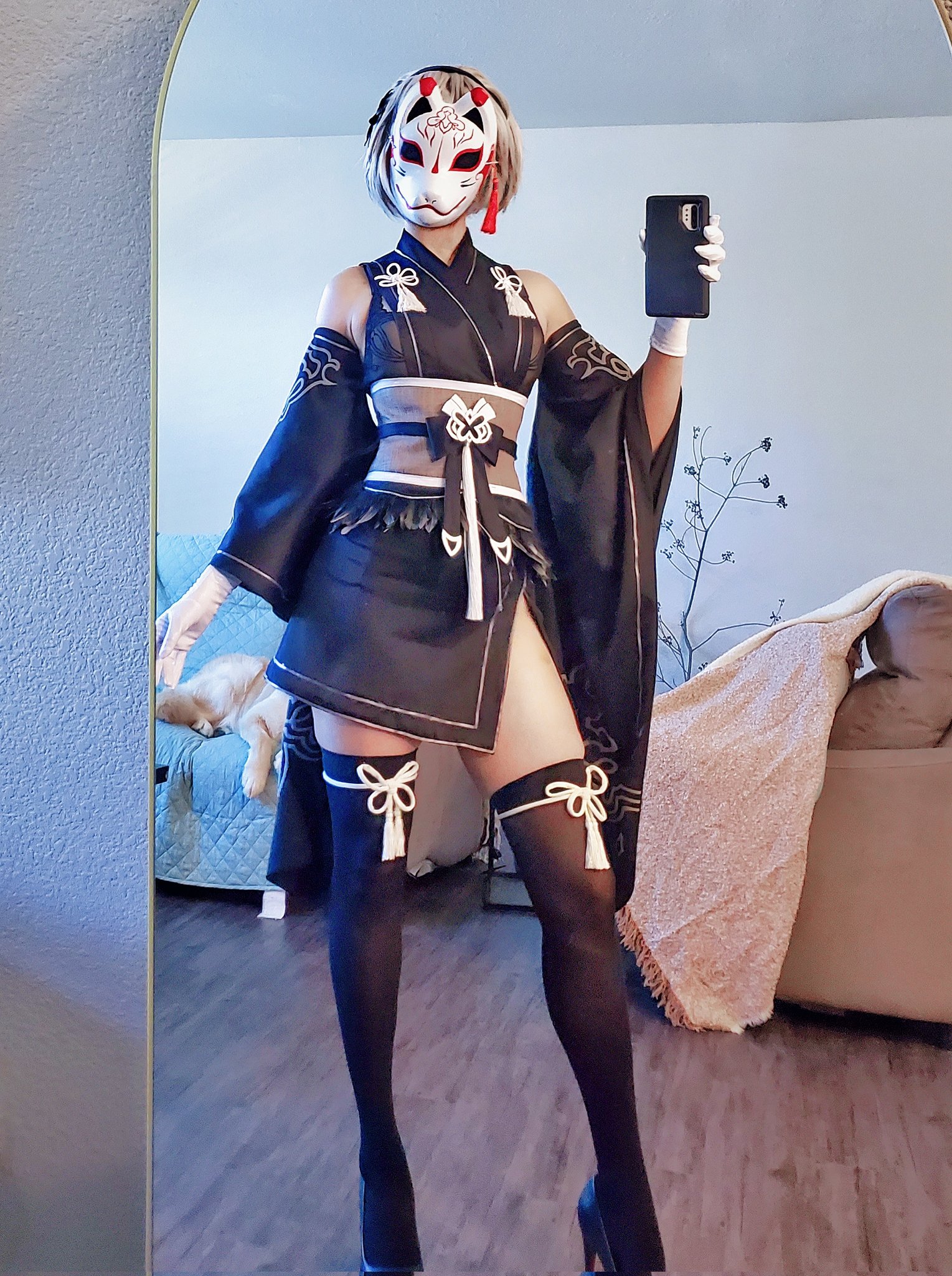 2B ヨルハ制式装束・壱 コスプレ衣装 ウィッグ付き 2B ヨルハ制式装束・壱 コスプレ衣装 ウィッグ付き 下駄 新品未開封