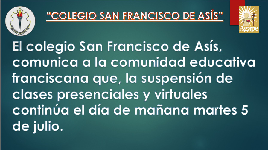 Colegio San Francisco de Asís-Ágape (@san_fran_agape) on Twitter photo 