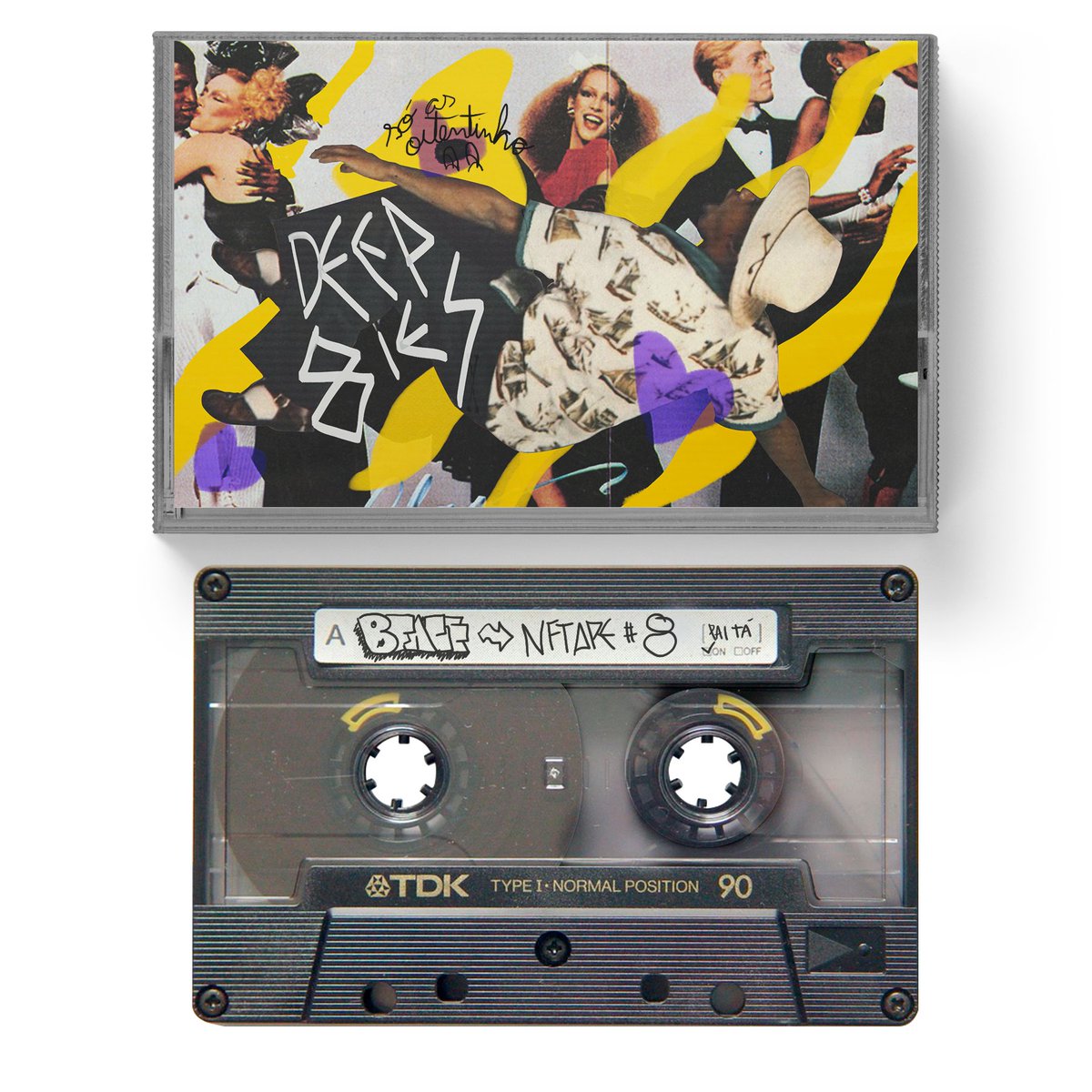 NFTAPE 8, dropping tomorrow at <a href="/objktcom/">objkt</a> 

i'm back só as oitentinha, sobrou um espaço na fita, to pensando de adiciono mais alguma coisa