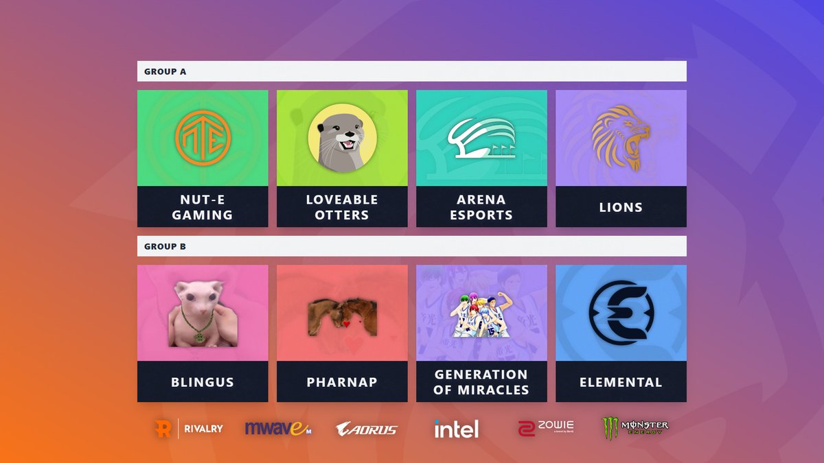 We can't have an epic #csgo #lan event without some epic teams! Great to see some new and familiar faces for #brisvegaslan

<a href="/nutegamingOCE/">Nut-E Gaming</a> <a href="/ArenaEsportsOCE/">ArenaEsportsOCE</a> <a href="/elementaloce/">Elemental Esports Club</a> <a href="/CraftyyAU/">Craftyy</a> <a href="/foggersOCE/">Jayden</a> <a href="/BrayCSGO/">❤ Bray</a> <a href="/quoity39/">Quoity39</a> <a href="/mega2f/">mega2f</a> <a href="/j6mari/">JAMARI</a> <a href="/Kiyooocs/">Kiyo</a> @isa1ahcs