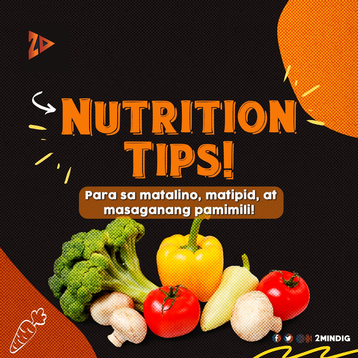 2minDig's tweet photo. Ngayong buwan ng nutrisyon, kasabay ng pagtaas ng mga bilihin buhat ng mataas na inflation rate sa Pilipinas, narito ang ilang tips para sa matalino, matipid at masaganang pamimili!
#BuwanNgNutrisyon2022
#2MINDIG
βοΈ Alliyah Mayran
π¨ JD Olitan https://t.co/PBxSk0ioah