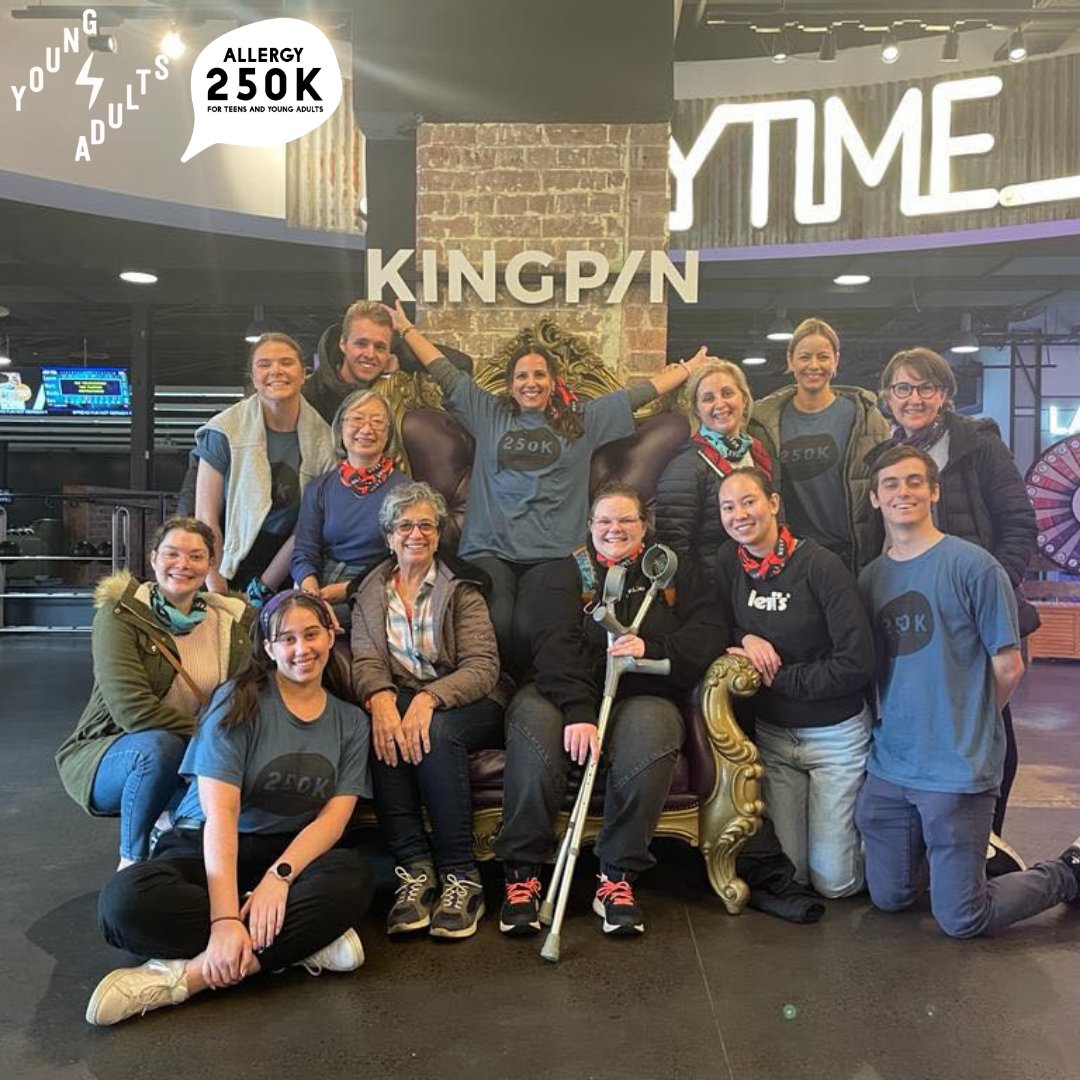We had a fantastic time attending the Allergy 250K young adult camp over the weekend with the National Allergy Srategy @AllergyNational 👏 #Allergy250K #Allergy250KCamp