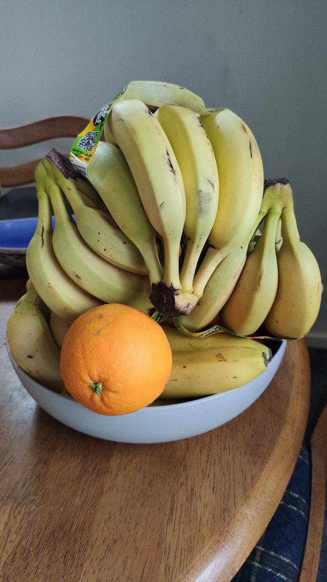 I thought I only bought 4 Bananas 🍌. I was wrong #toomanybananas