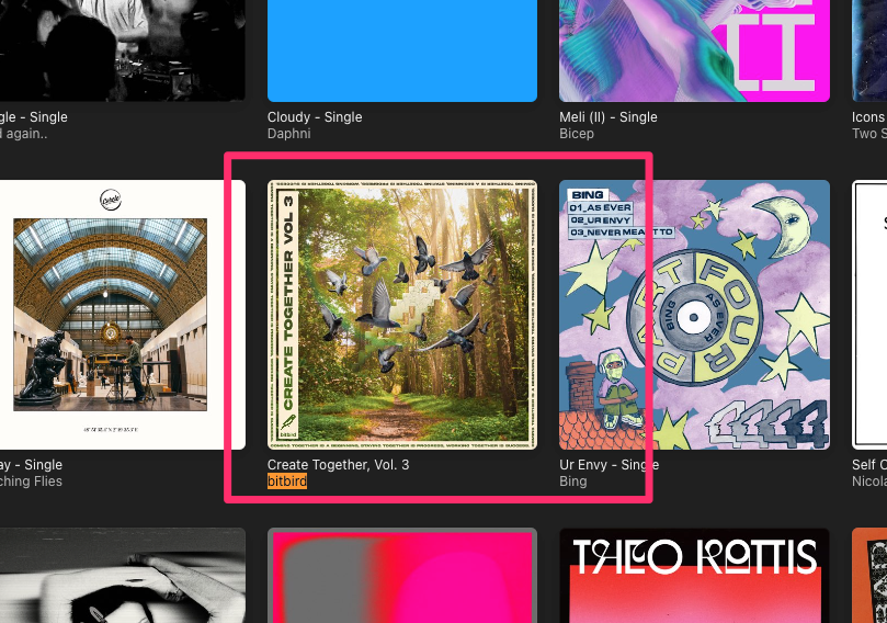 tysm <a href="/AppleMusic/">Apple Music</a> for showcasing create together vol 3 on Electronic New Releases <3