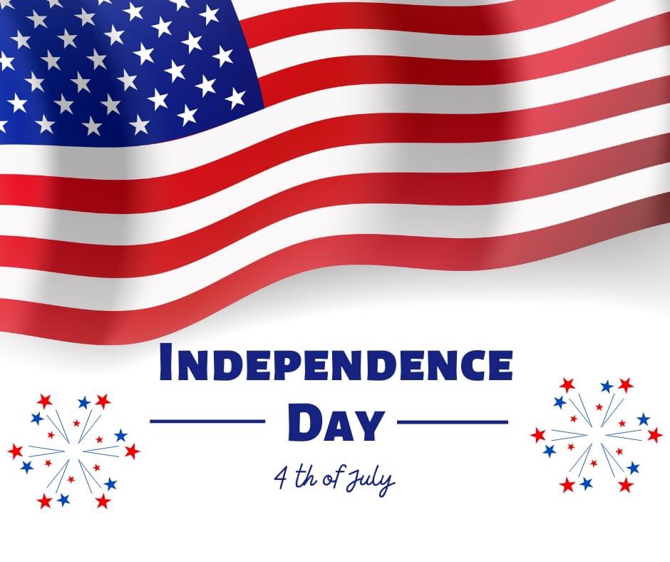 💥Happy 4th of July!💥We hope everyone had a wonderful celebration on this American Independence Day! We remember and pray for all those who have fought for our independence and freedom we have today. May God bless them all!