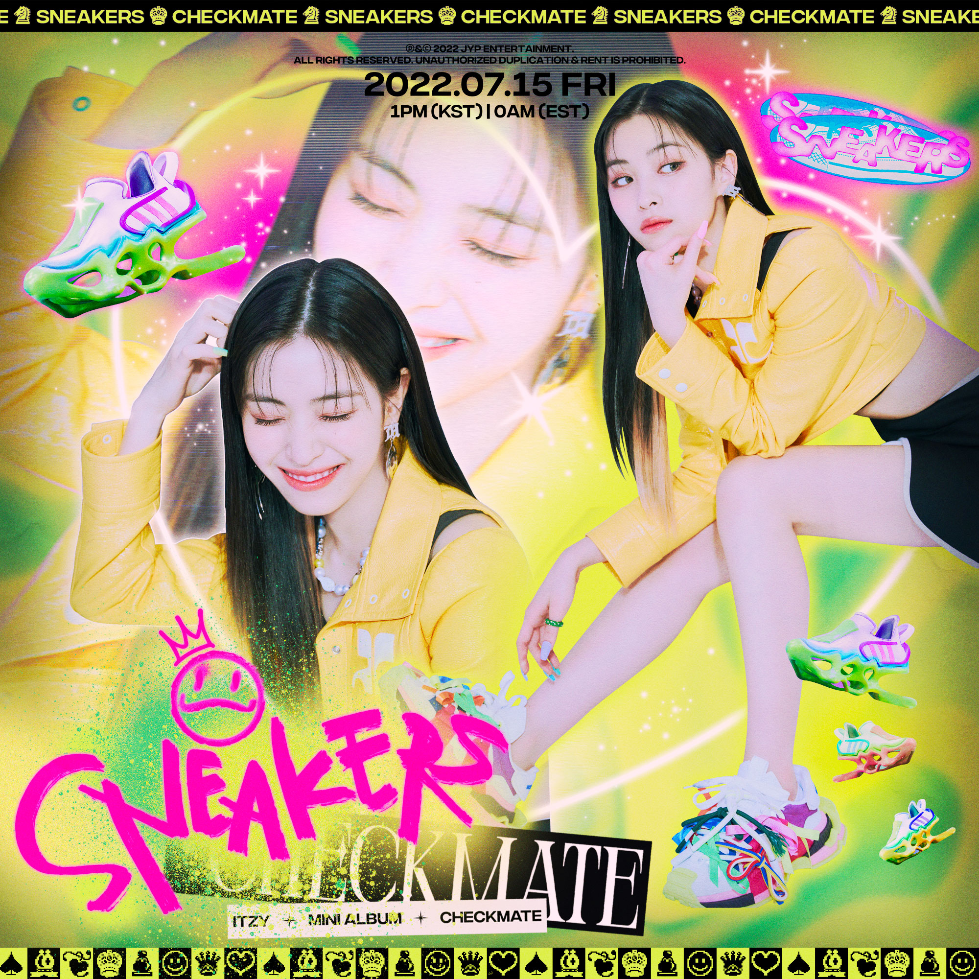 ITZY on X: "ITZY "SNEAKERS" CONCEPT PHOTO #류진 👑 ITZY &lt;CHECKMATE&gt; ALBUM RELEASE 2022.7.15 FRI 1PM(KST) 0AM(EST) ♟ PRE-SAVE &amp; PRE-ORDER #ITZY #MIDZY @ITZYofficial #ITZYComeback #ITZY_CHECKMATE ...