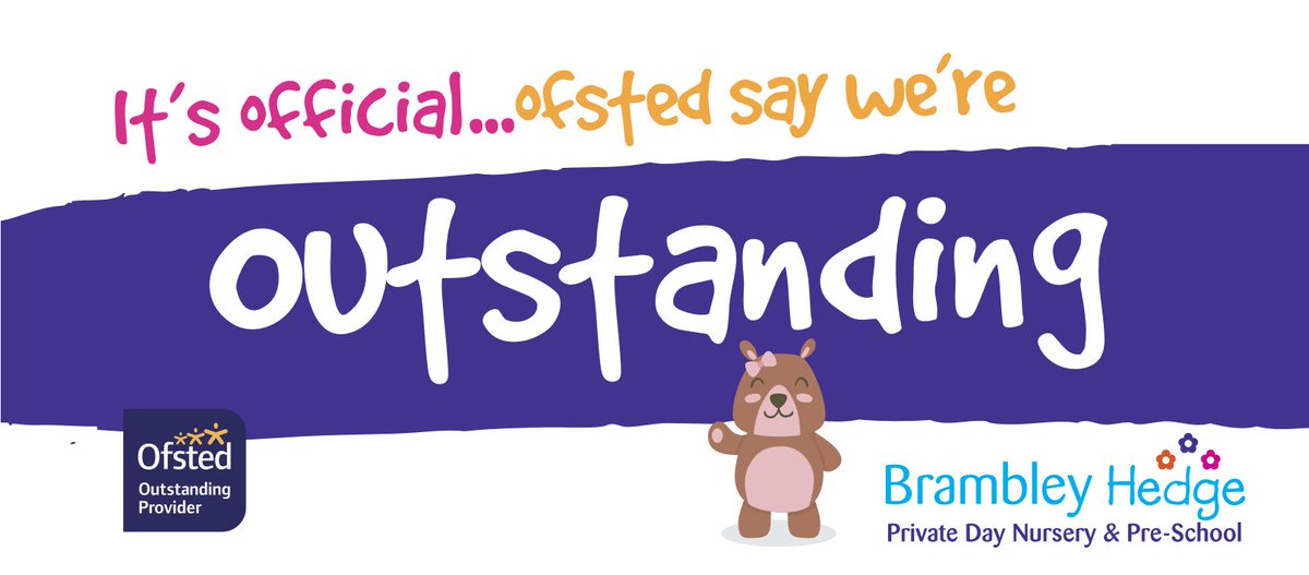 Partou_UK's tweet photo. Huge congratulations to everyone at our Brambley Hedge Nursery in Tarporley on the award of their Ofsted 'Outstanding' grade.
So proud of the team and thrilled that the amazing work they do day in, day out has received the recognition it deserves.
#Outstanding https://t.co/ZvK2b3vqd8