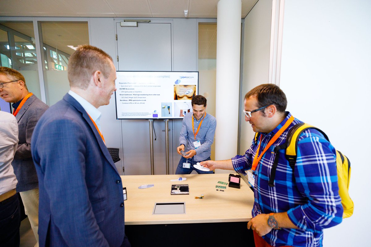 DIGIPREDICT_EU's tweet photo. The team at @imecNederland showcasing Physiopatch technology developed under #Digipredict at the Holst Innovation Days 2022 held last 22nd of June in Eindhoven, Netherlands https://t.co/jnBVLauzej