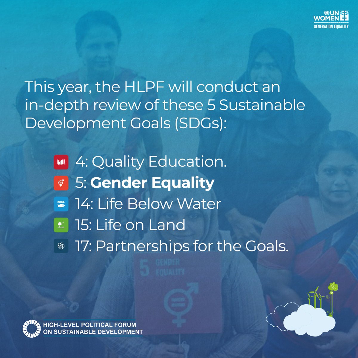 unwomenindia's tweet photo. This year, from 5th-15th July, the HLPF will focus on ‘Building back better from the coronavirus disease (COVID-19) while advancing the full implementation of the 2030 Agenda for Sustainable Development.’
For more info, visit: https://t.co/67DWECSara
#GenEquality #HLPF #SDG #SDG5 https://t.co/CeuzKWlOgL