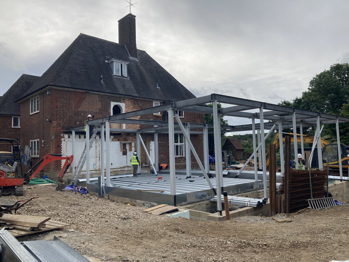 m_shacks's tweet photo. Great London project on very large House in Hampstead with Prodeck using Tata Deep Decking ComFlor 225 Decking. https://t.co/A3lyj8fLpr