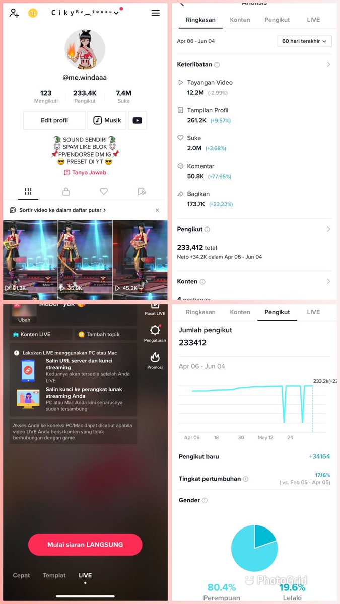 FajarMMustopa's tweet photo. @niccodasilva Masih cari akun tiktok ? Ready 230k folls bekas game ff https://t.co/OX1DL9UX1I