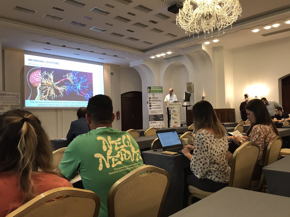 NANOTEXNOLOGY_'s tweet image. #NN22 opening keynote talk on “Engineering the Neuro-electronic Interface with Nanoscale Tools” by Prof. Andreas Offenhaeusser, Forschungszentrum Juelich, Germany #neuroelectronics @fz_juelich #brain #bioelectronics