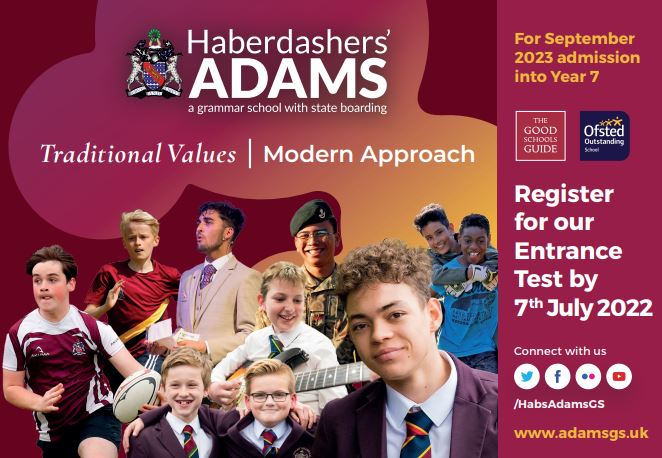 HA_Outreach's tweet photo. Registration for the Entrance Test this September (for Year 7 2023) closes this Thursday at 4pm. If your son is currently in Year 5 and wishes to come to @HabsAdamsGS you must register now. Click here for details: https://t.co/riZTnGdQiE https://t.co/iAqifbSPQm