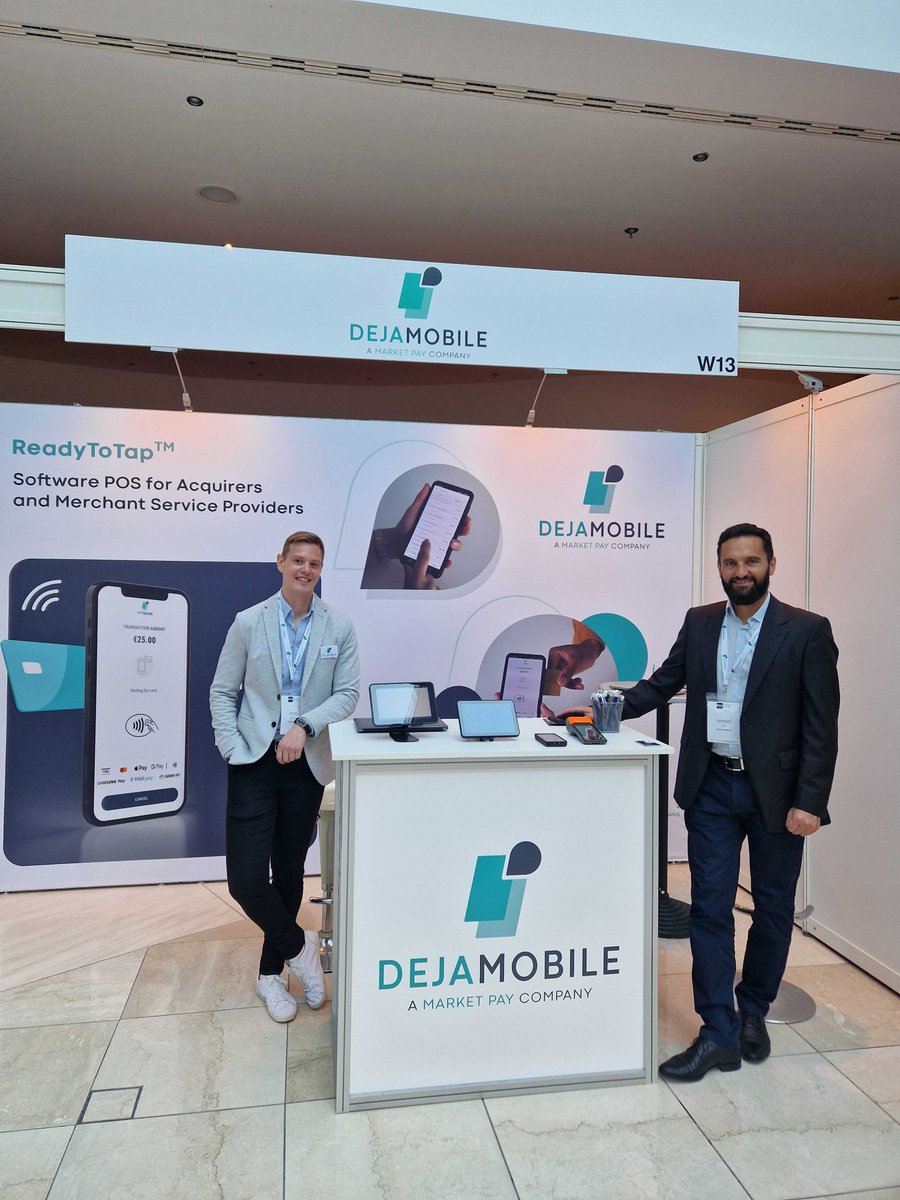 #MPE2022 is starting today! 
Come and visit us at booth W13 in the Wintergarten of the Intercontinental Hotel in #Berlin. 
Our team is glad to present you our #SoftPOS demos running on multiple Android NFC compatible devices like <a href="/famoco/">Famoco</a> , <a href="/AavaMobileOy/">Aava Mobile</a> and SUNMI.

#TaponPhone