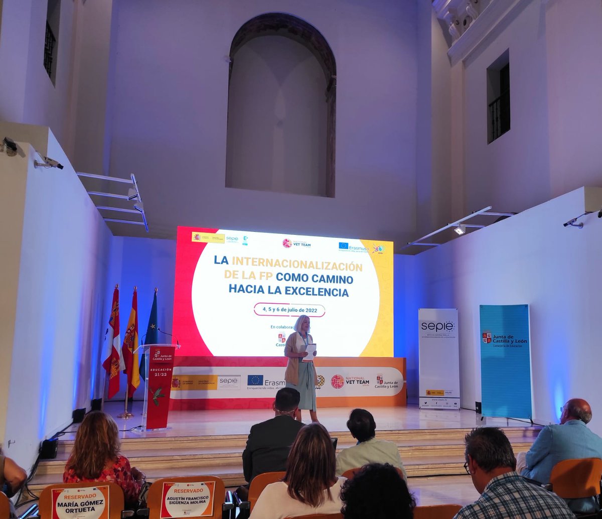 🔴 La internacionalización de la FP como camino hacia la excelencia.
Celebración del 35º aniversario del programa Erasmus+.

Inauguración: María Gómez Ortueta, directora de la Unidad de Formación Profesional y Europass, SEPIE. 

📺 youtube.com/watch?v=jrRnOk…

 #ErasmusPlus35Años