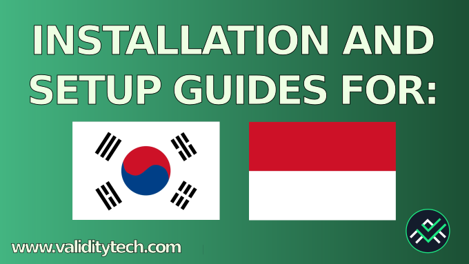 ValidityTech's tweet photo. 📢 The new wallet setup and staking guide is now available in Korean and Indonesian on the Validity website:
- Korean https://t.co/IYMONkNlXV

-Indonesian https://t.co/bLvxsyD7hZ

#validitytech #blockchain #fintech #crypto https://t.co/zGXNB6paUy