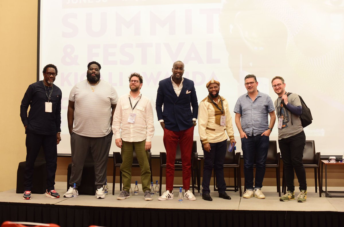 RegIsheja's tweet image. During the @africaincolors festival, i got to chop it up with execs Briant "Bee-High" Biggs &amp;amp; @RelCarter from @RocNation, the label founded by Shawn '#JayZ' Carter @sc.👊🏾
Also got to moderate the "Developing The Music Industry" panel.🙏🏾
#RocNation #TransMeet #Africa #Rwanda #RwOT