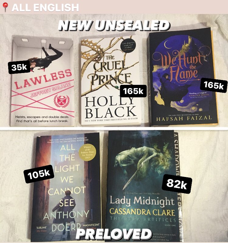 wts preloved buku novel📌 tweet media