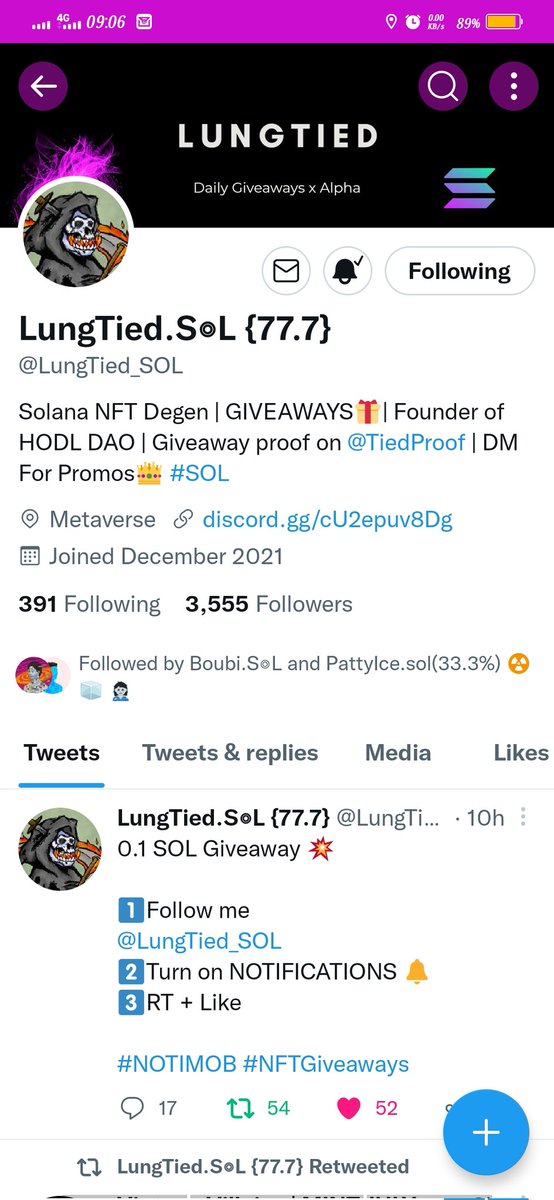 Nft_boy8's tweet photo. @LungTied_SOL @Slime_DAO Done https://t.co/6hdtBPufcb