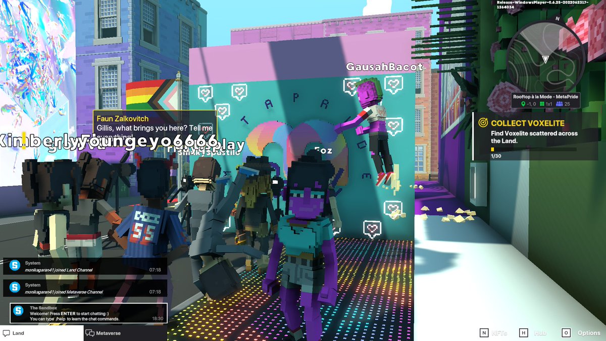 GaranMonika's tweet photo. @TheSandboxGame @METAPRIDELAND I just participated in the #BelongingWeek contest for a chance to win a Progress Flag NFT! Check out my screenshot below!
👇 https://t.co/m7ekZBXRdJ