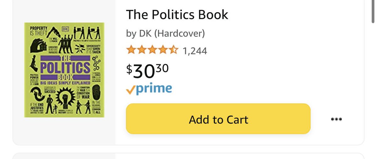 Ms_Taryn_Eva's tweet photo. @kindertchr808 @Twitter @amazon If there was ever a time where our students needed to learn about politics it is now. I hope a #clearthelist angel helps bring this book to my classroom! Knowledge is power! https://t.co/6Szd3yOxxx https://t.co/t3nruHNlU0