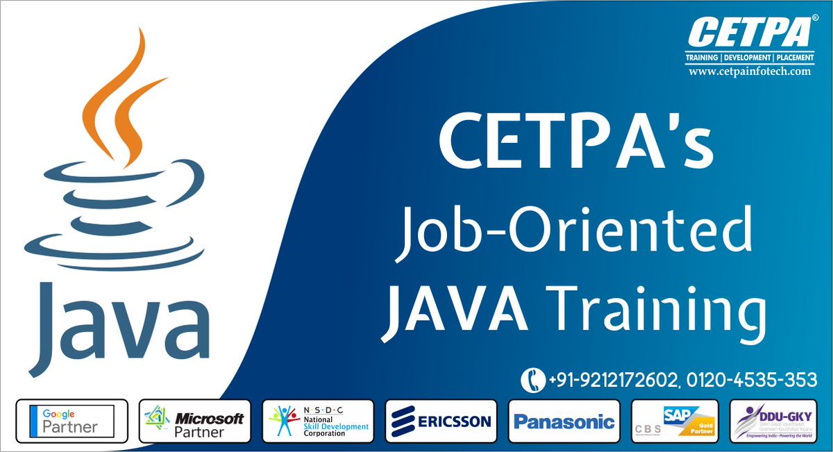 cetpainfo's tweet image. 💻Java can be out of trend due to its versatility and various kinds of features.
👉 bit.ly/3nFw910
📱9212172602
📧query@cetpainfotech.com
#Java #AdvancedJavaCourse #javadeveloper #technology #JavaOnlineCourse #JavaCertificationCourse #javascript #OnlineCourses