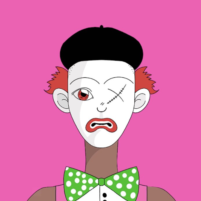 GuestNFTUser17's tweet photo. @LadyClownClub With GWEI at 10, I couldn’t think of a better time to add another Clown to the collection! Under $2 in gas fees! https://t.co/rocfpd6JVm