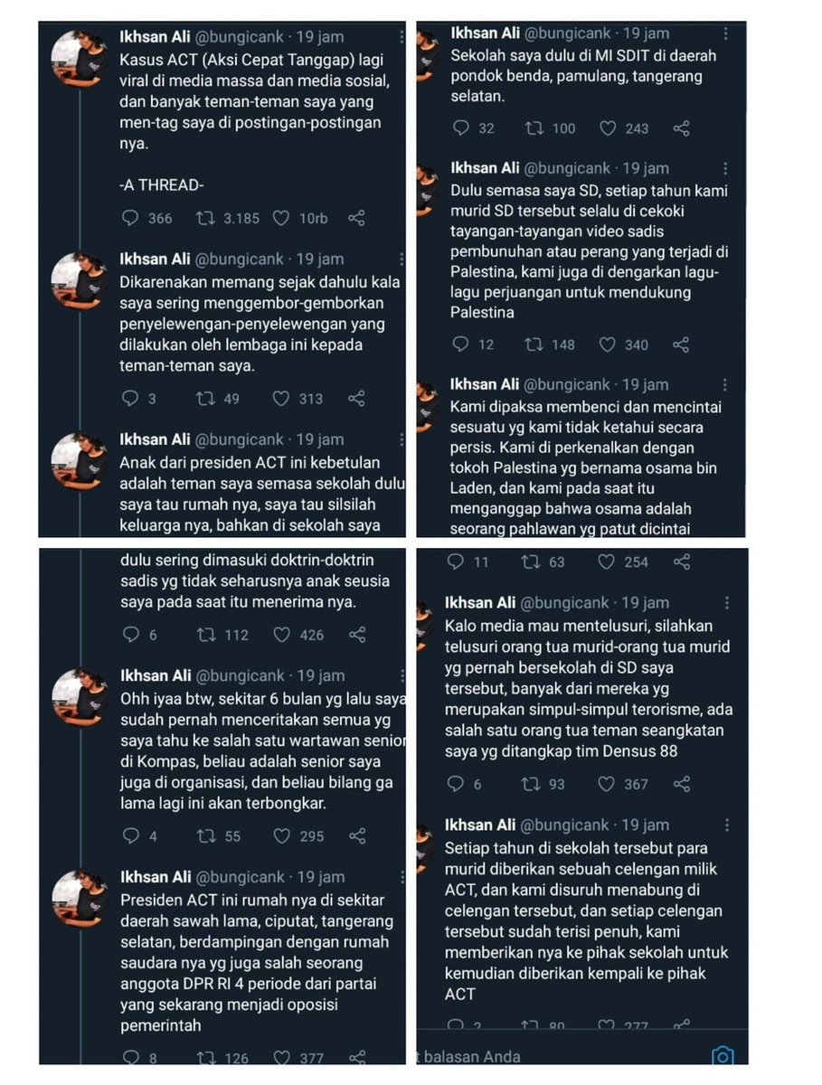 MurtadhaOne1's tweet photo. Benang merah ACT dan Sekolah2 IT yang sama2 dikelola PKS

1. https://t.co/rV5skJeeiL