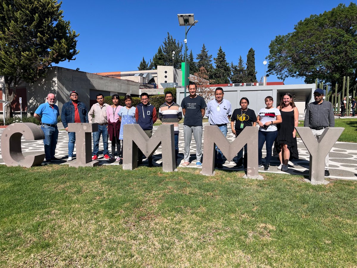 Zhengyu_Allen's tweet photo. A month ago, I left @CIMMYT and #Mexico. Despite everything, I left behind a big piece of love there, particularly to those dearest #Mexicans, which I'm willing to die for, vice versa. Salute to my mentor, who always cheers me up. Joined #KeyGene, Rockville MD for new adventure. https://t.co/DmxafHv2Lh