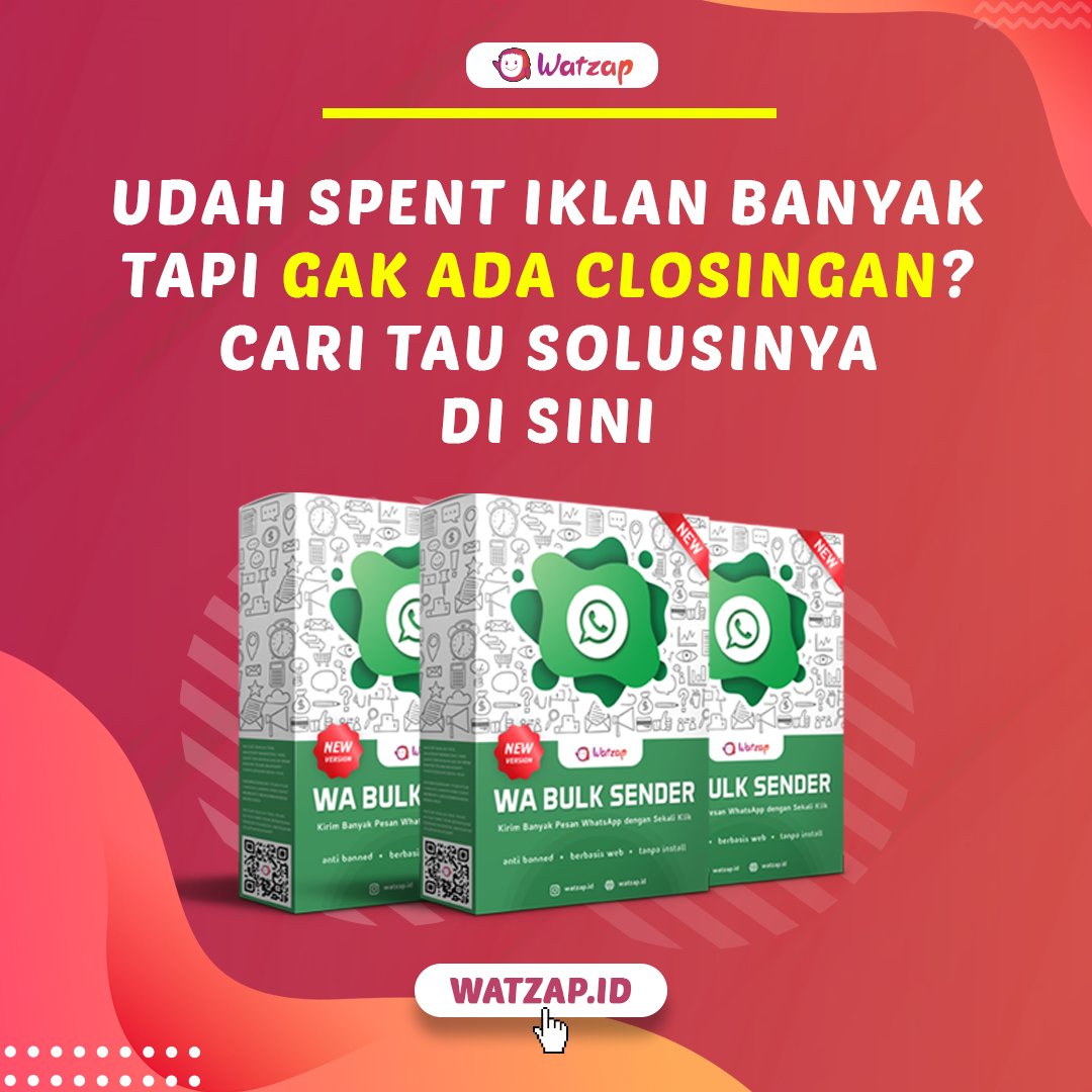 JustGhania's tweet image. Udah spent iklan banyak, tapi gak ada closingan?
Cari tau solusinya disini aja ya ...
#wablast #wabulksender #waapi #wabusiness
watzap.id/ref/7fog