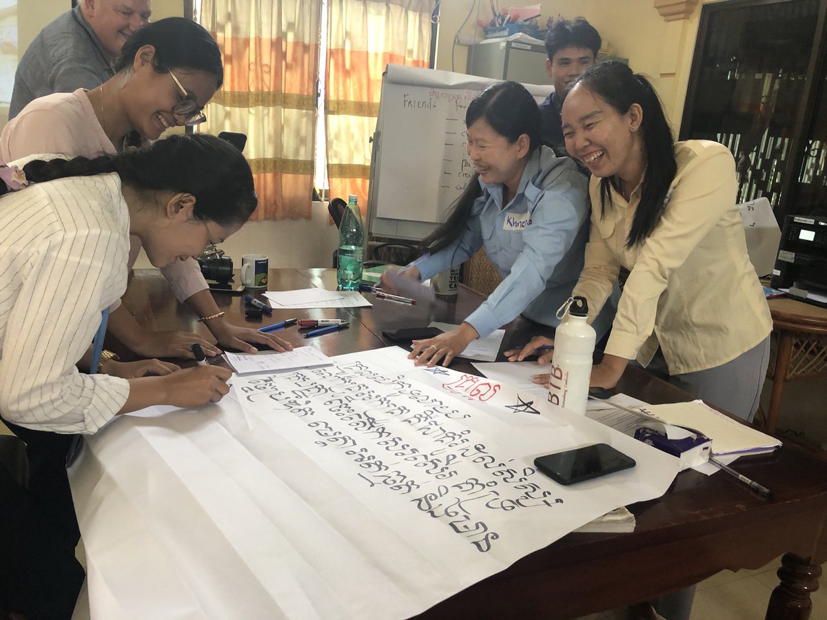 Mairenib's tweet photo. And we had lots of fun @SeeBeyondBorder today in Battembang 🤩!!! @MsCeach @padflanagan22 @JCforTeachers @irlembvietnam @Clive_Byrne11 @BarryByrne76 @SOBIOE https://t.co/in0G4wjfAg