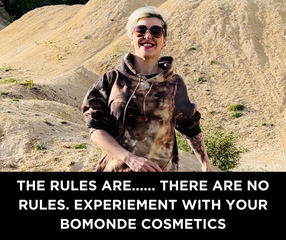 The Rules Are...... There Are No Rules. Experiment With Your Bomonde Cosmetics

Read more bit.ly/3OL0O9g

#makeup #brand #makeupartist #makeuptutorial #makeuplover #makeupjunkie #mineralmakeup #makeupenthusiast #makeuppro #brandedmakeup #makeupdesign #cosmeticcompany