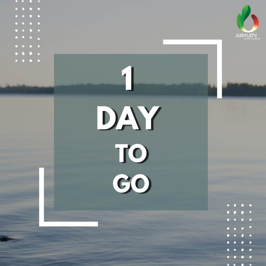 Who stole the glory of the Bangalore? 1 day to go!!!!

#Sustainability #AakruthiProperties #Savewater #Preservenaturalresources #Savewatersavelife  #Beyondalake #Comingsoon #Ecofriendlyliving #Nature #Realestate #Bangalore #Villaplots #Plotteddevelopment #AnandMalligavad