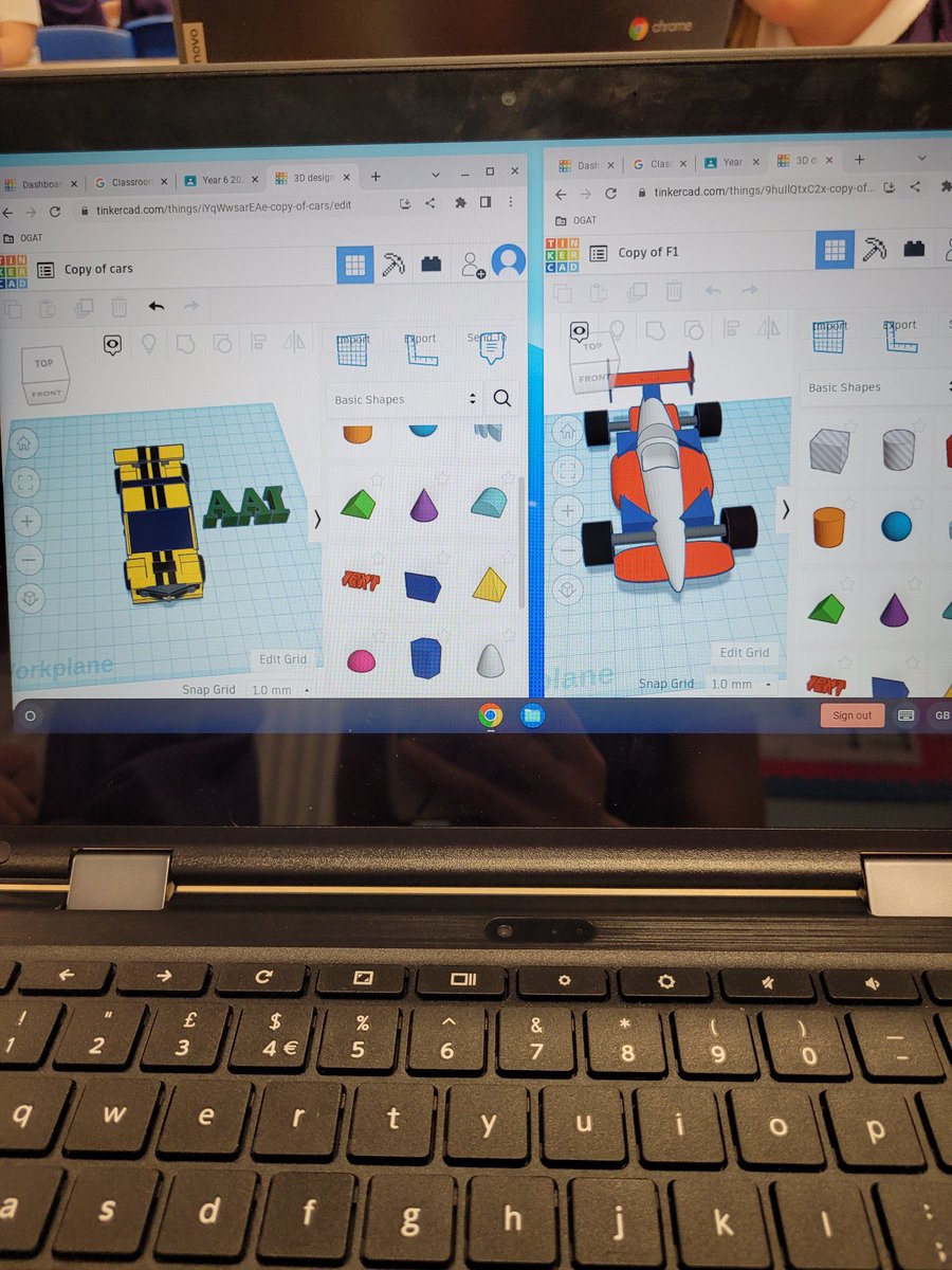 OJAB_Computing's tweet photo. Some superb car designs from @OJAB_6KW this week using @tinkercad! π
#PrimaryCompyting #ComputingAtBrumby https://t.co/otWvI2CEGc